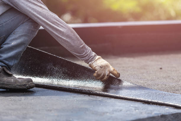 Professional Crawl Space Encapsulation technician working in Mecosta, MI